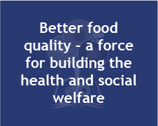 Better food  quality – a force for building the health and social welfare (image)